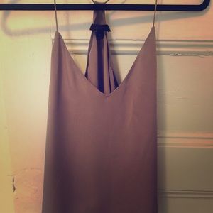 J. Crew Carrie Silk Cami dusty lilac size 00
